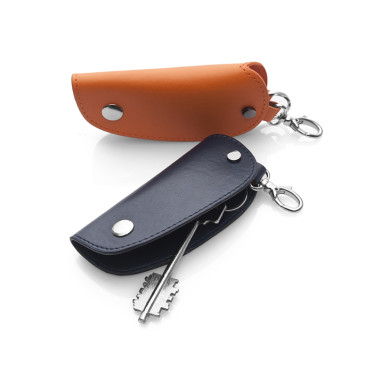 Portachiavi personalizzabile con cuciture resistenti e gancio cromato