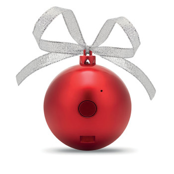 Speaker altoparlante personalizzato con logo - JINGLE BALL - Palla di Natale Speaker