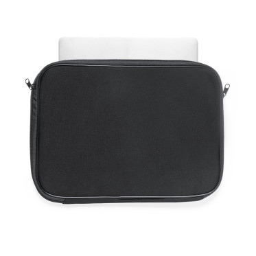 Custodia per laptop personalizzabile soft shell nero imbottita 15 pollici