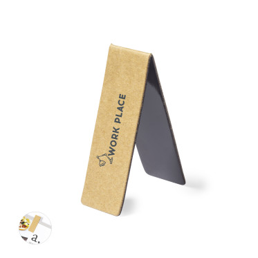 Segnalibro magnetico personalizzabile in cartone riciclato ecosostenibile