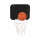 Cestino minibasket personalizzabile in PVC con pallone e ventose adesive