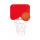 Cestino minibasket personalizzabile in PVC con pallone e ventose adesive