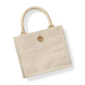 Shopper juta personalizzate con logo - Juco Mini Gift Bag
