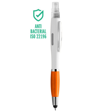 Penna antibatterica personalizzabile con contenitore 4 ml