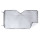 Parasole personalizzabile lunotto auto 130x70 cm alluminio argento