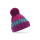 Berretto invernale personalizzato Beechfield con fascia shearling e pompon