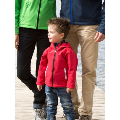 Junior Hooded Soft Shell Jacket