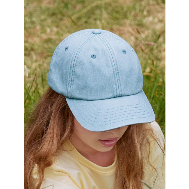 Cappellino baseball personalizzato con logo - Junior Low Profile Vintage Cap