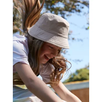 Cappellini bambino personalizzati con logo - Junior Organic Cotton Bucket Hat