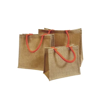 Borse shopper juta personalizzate con logo - Jute 