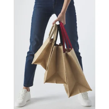 Borse shopper juta personalizzate con logo - Jute 