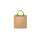 Borsa in juta personalizzabile Black Spider manici in cotone 26x22x14 cm