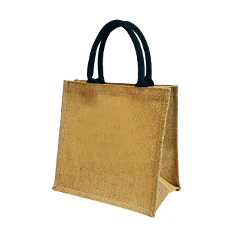 Borse shopper juta personalizzate con logo - Jute 