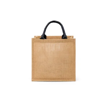 Borse shopper juta personalizzate con logo - Jute 