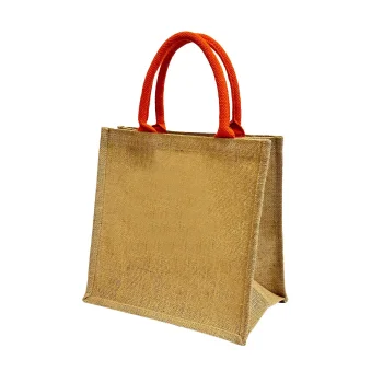 Borse shopper juta personalizzate con logo - Jute 