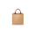Borsa in juta personalizzabile Black Spider manici in cotone 26x22x14 cm