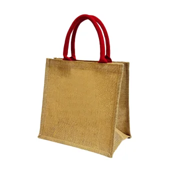 Borse shopper juta personalizzate con logo - Jute 