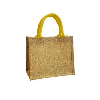 Borse shopper juta personalizzate con logo - Jute 