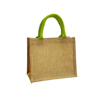Borse shopper juta personalizzate con logo - Jute 