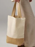 Jute Base Canvas Shopper