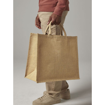 borse juta personalizzate - Jute Jumbo Shopper
