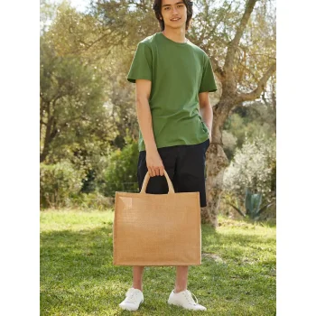 Borse shopper juta personalizzate con logo - Jute Jumbo Shopper