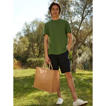 Borse shopper juta personalizzate con logo - Jute Jumbo Shopper