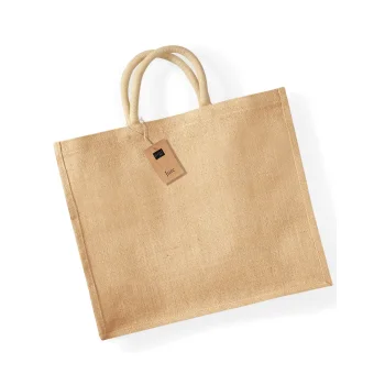 Borse shopper juta personalizzate con logo - Jute Jumbo Shopper