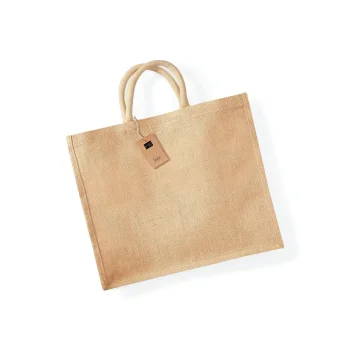 Borse shopper juta personalizzate con logo - Jute Jumbo Shopper