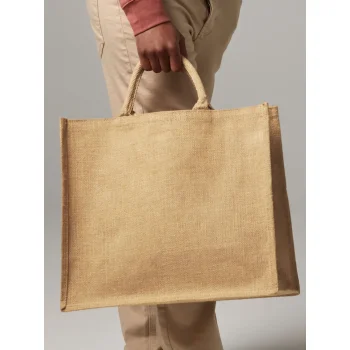 Borse shopper juta personalizzate con logo - Jute Jumbo Shopper