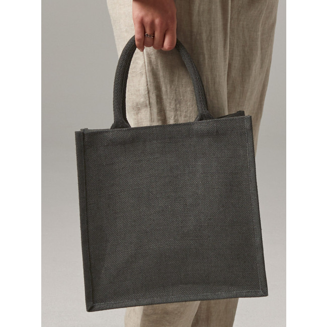 borse juta personalizzate - Jute Midi Tote