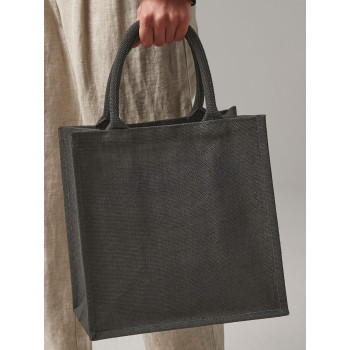 borse juta personalizzate - Jute Midi Tote