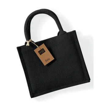 Borse shopper juta personalizzate con logo - Jute Mini Gift Bag