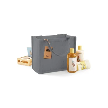 Borse shopper juta personalizzate con logo - Jute Mini Gift Bag