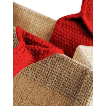 Borse shopper juta personalizzate con logo - Jute Mini Gift Bag