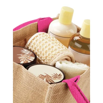 Borse shopper juta personalizzate con logo - Jute Mini Gift Bag