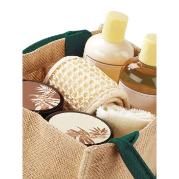 Borse shopper juta personalizzate con logo - Jute Mini Gift Bag