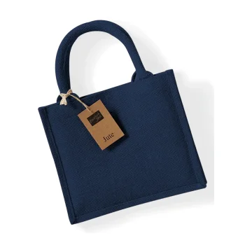 Borse shopper juta personalizzate con logo - Jute Mini Gift Bag