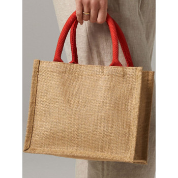 borse juta personalizzate - Jute Mini Gift Bag