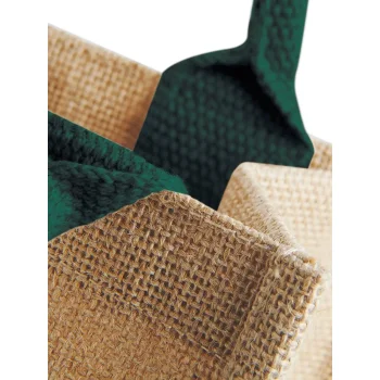 Borse shopper juta personalizzate con logo - Jute Mini Gift Bag
