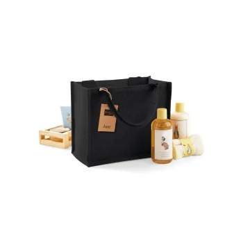 Borse shopper juta personalizzate con logo - Jute Mini Gift Bag