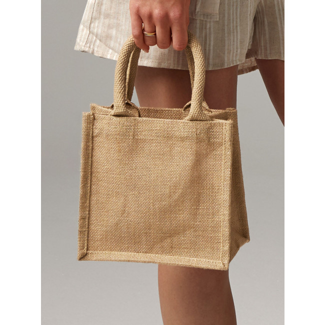 borse juta personalizzate - Jute Petite Gift Bag