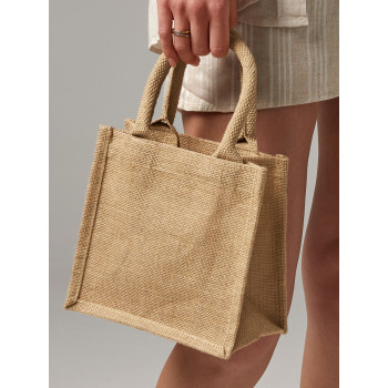 borse juta personalizzate - Jute Petite Gift Bag