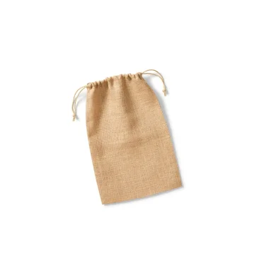 Sacca in juta personalizzabile Westford Mill chiusura a coulisse 35x45