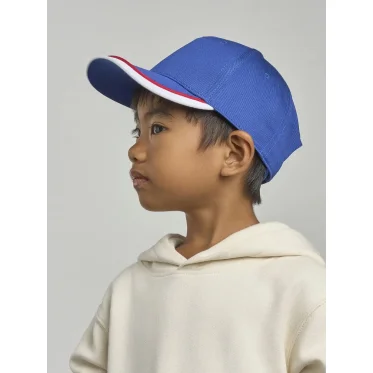 Cappello a 5 pannelli personalizzabile Atlantis in cotone organico