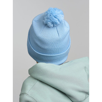 Cappellini bambino personalizzati con logo - Kid Wind-S With Pompom