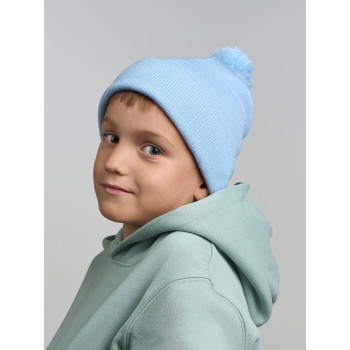 Cappellini bambino personalizzati con logo - Kid Wind-S With Pompom