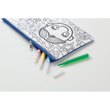 Giochi da Colorare personalizzati per Bambini - KIDDO - Astuccio con pennarelli