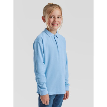Polo da bambino personalizzata - Kids 65/35 Long Sleeve Polo