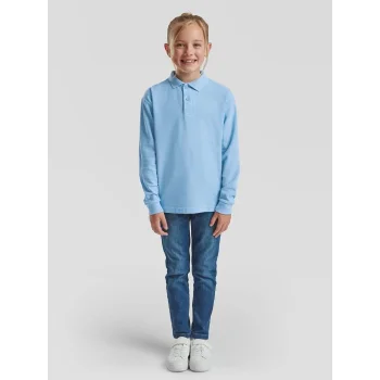 Kids 65/35 Long Sleeve Polo